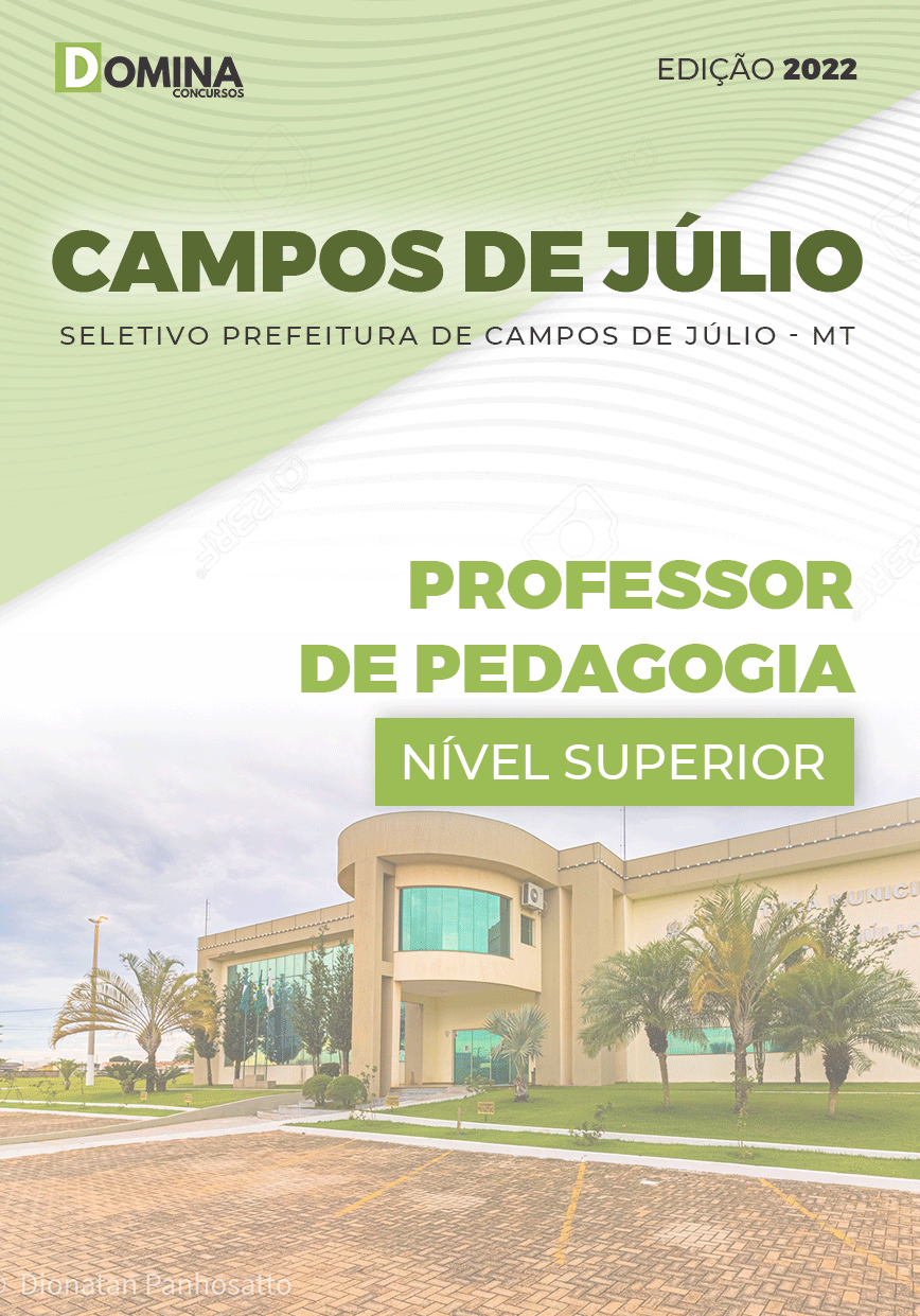 Apostila Pref Campos Júlio MT 2022 Professor Pedagogia