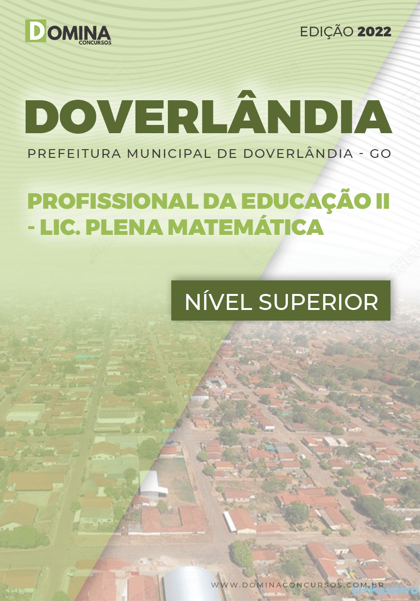 Apostila Pref Overlândia GO 2022 Prof. E II L.P Exatas Matemática