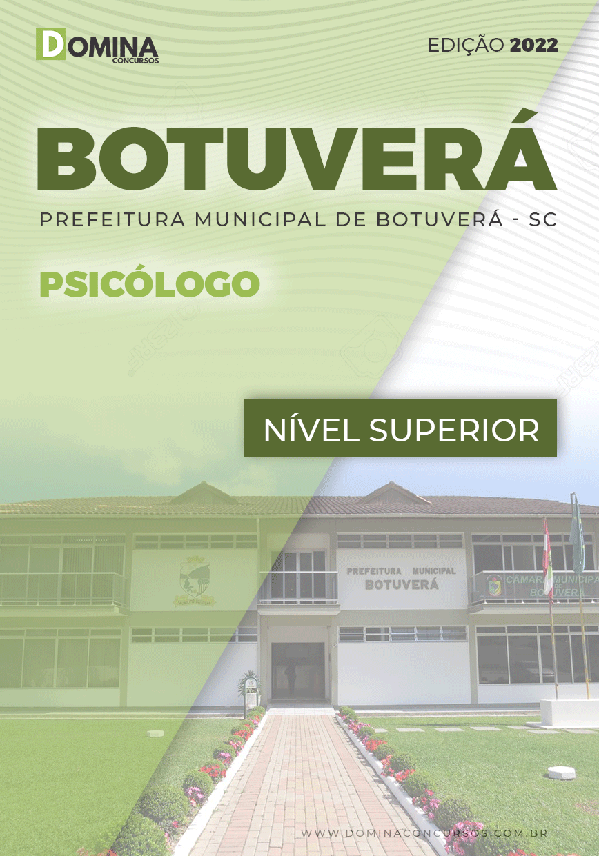 Apostila Digital Concurso Pref Botuverá SC 2022 Psicólogo