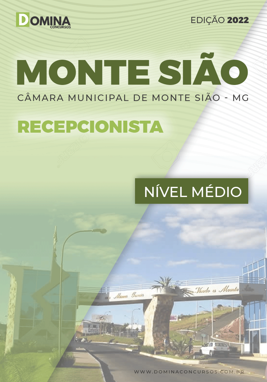 Apostila Câmara Monte Sião MG 2022 Recepcionista