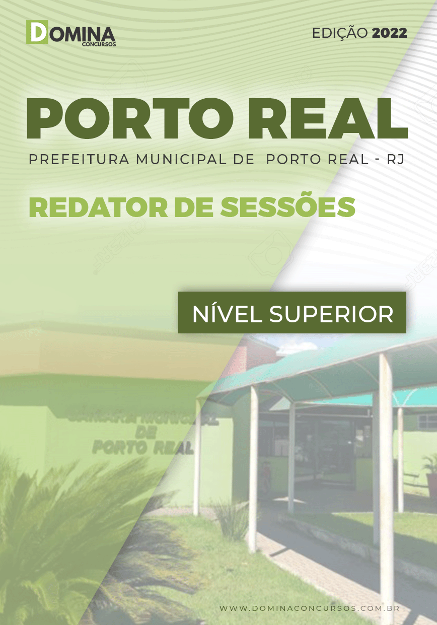 Apostila Câmara Porto Real RJ 2022 Redator de Sessões