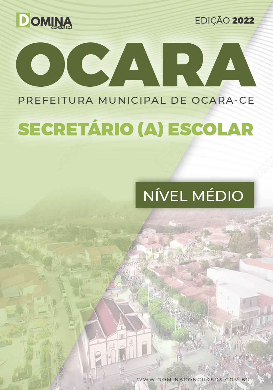 Apostila Concurso Pref Ocara CE 2022 Secretário Escolar