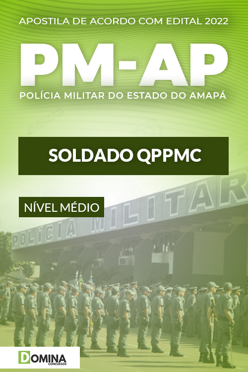 Apostila Digital Concurso PM AP 2022 Soldado QPPMC