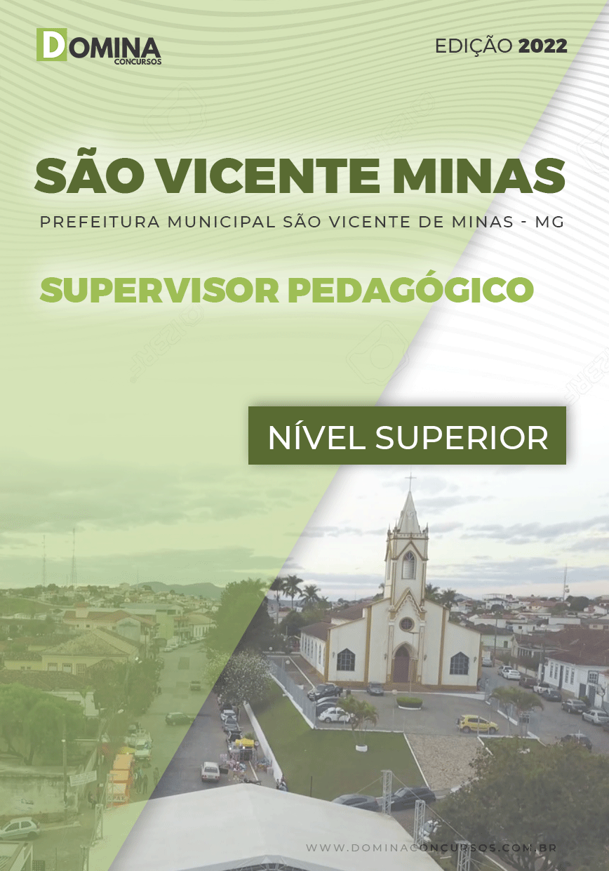 Apostila Pref São Vicente Minas MG 2022 Super. Pedagógico