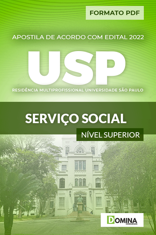Apostila Digital Processo Seletivo USP 2022 Serviço Social