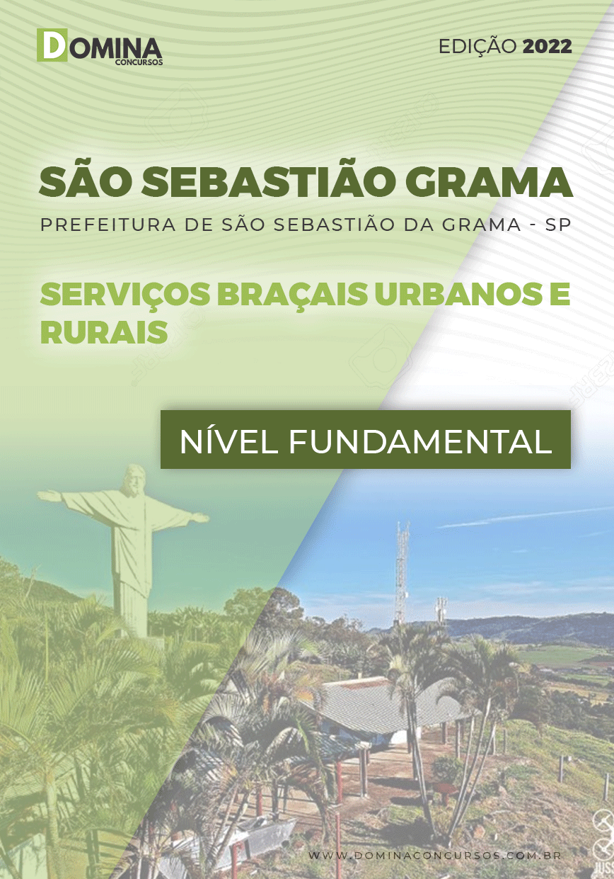 Apostila Pref São Sebastião Grama SP 2022 Serviços Braçais