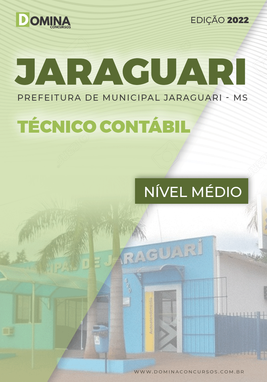 Apostila Concurso Pref Jaraguari MS 2022 Técnico Contábil