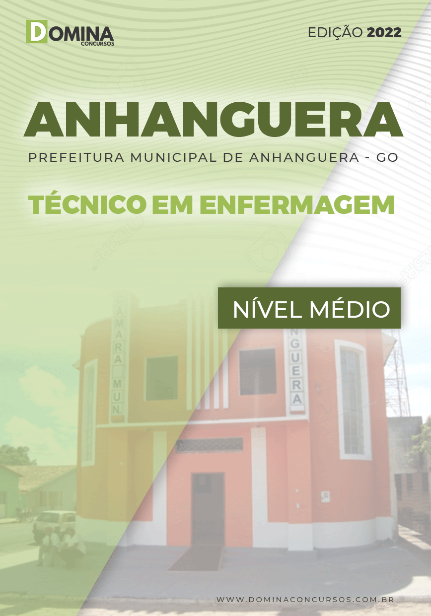 Apostila Pref Anhanguera GO 2022 Técnico Enfermagem