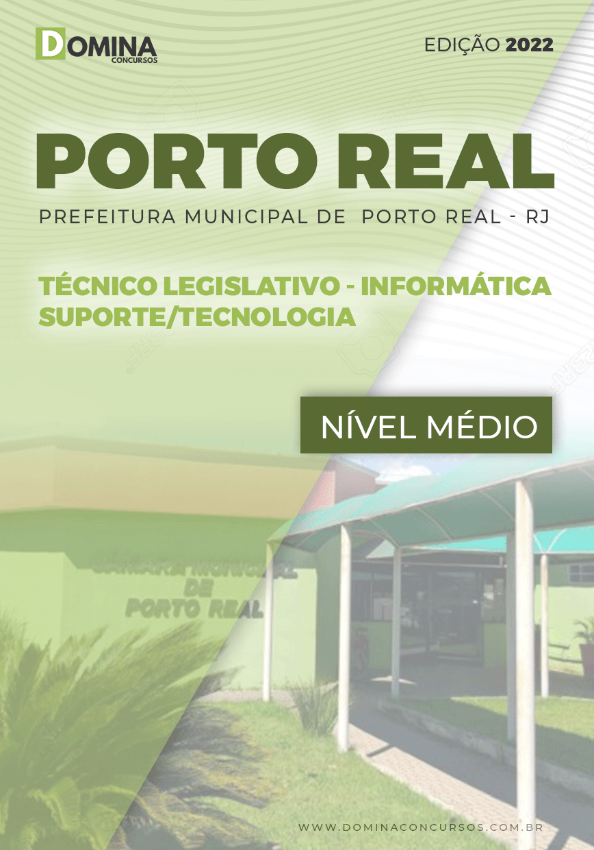 Apostila Câmara Porto Real RJ 2022 Técnico Legislativo Sup Tecnologia