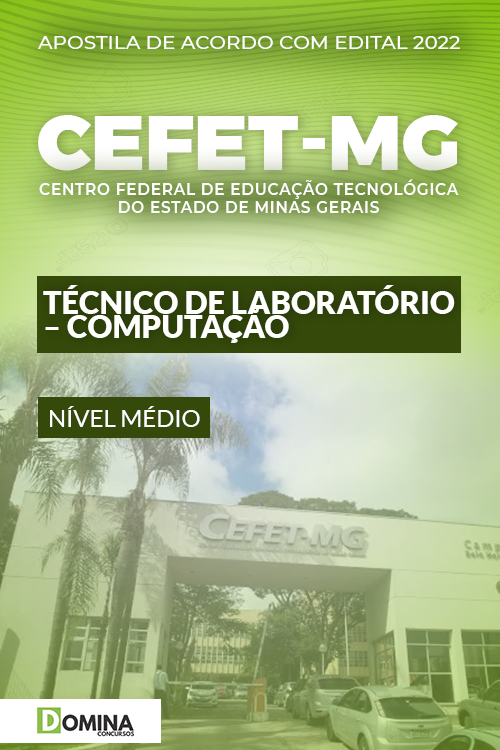 Apostila Digital Concurso CEFET MG 2022 Técnico Laboratório