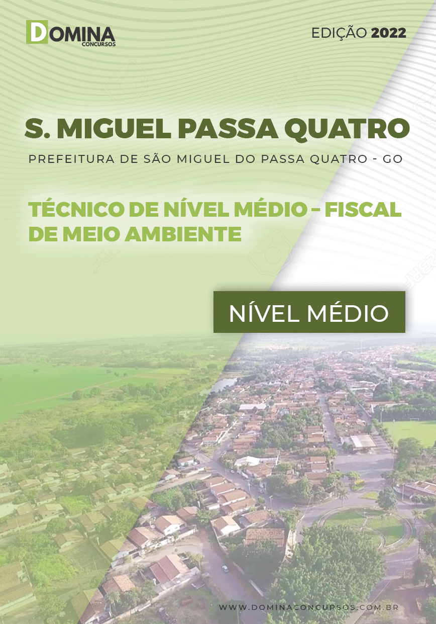 Apostila São Miguel Passa Quatro GO 2022 Técnico Meio Ambiente