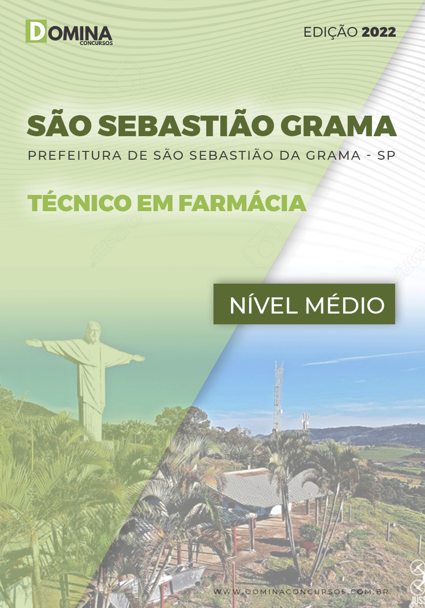 Apostila Pref São Sebastião Grama SP 2022 Técnico Farmácia
