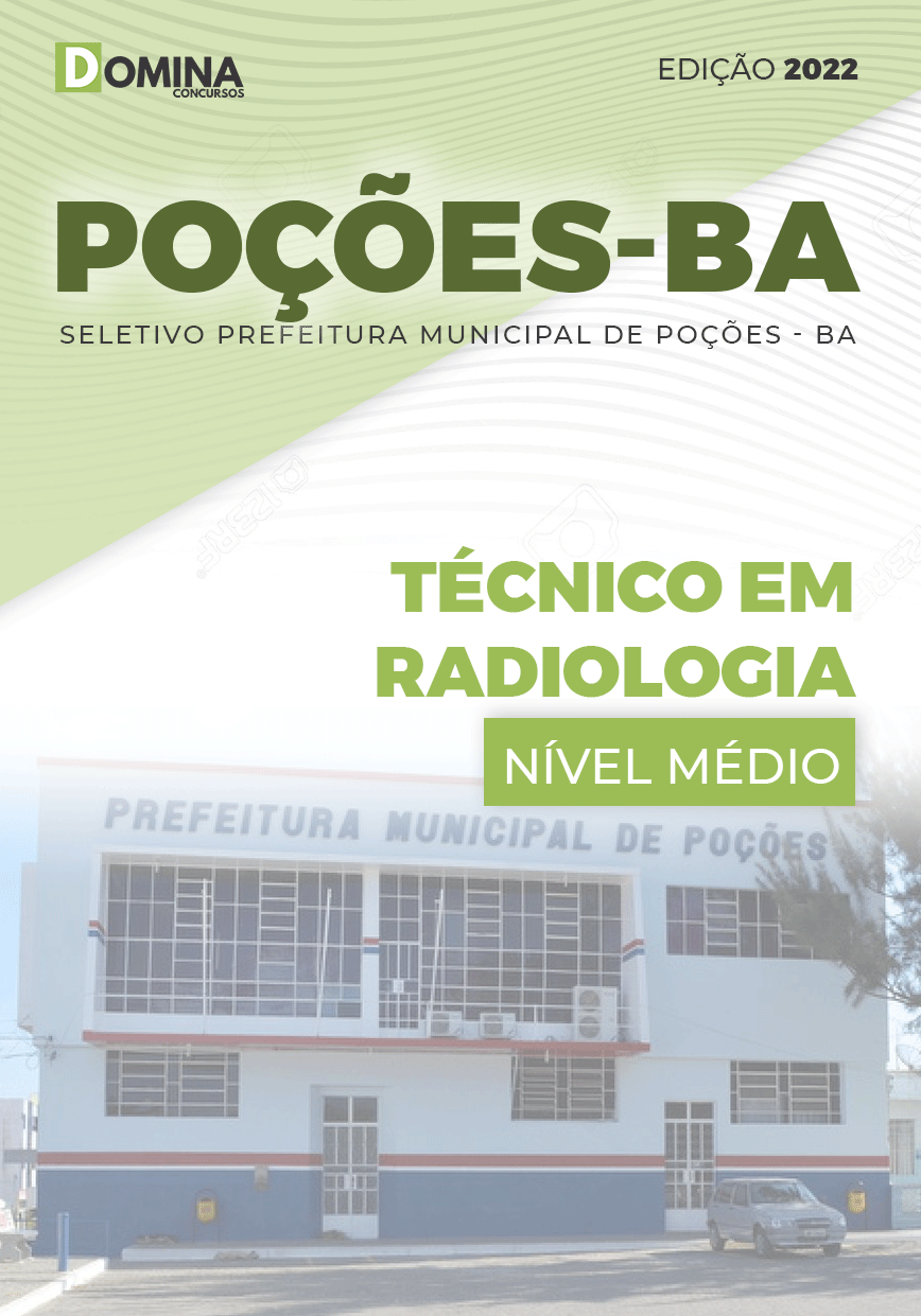 Apostila Seletivo Pref Poções BA 2022 Técnico Radiologia