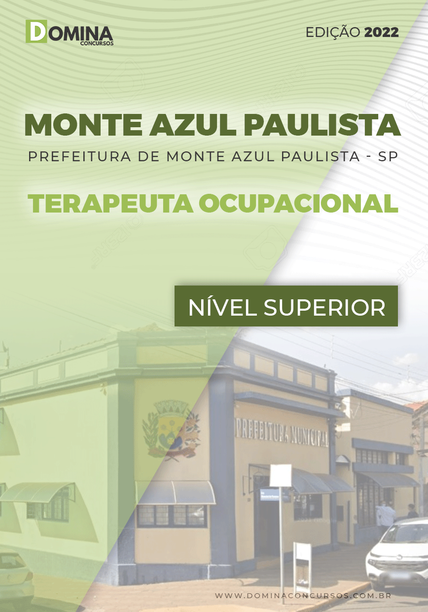 Apostila Pref Monte Azul Paulista SP 2022 Terapeuta Ocupacional