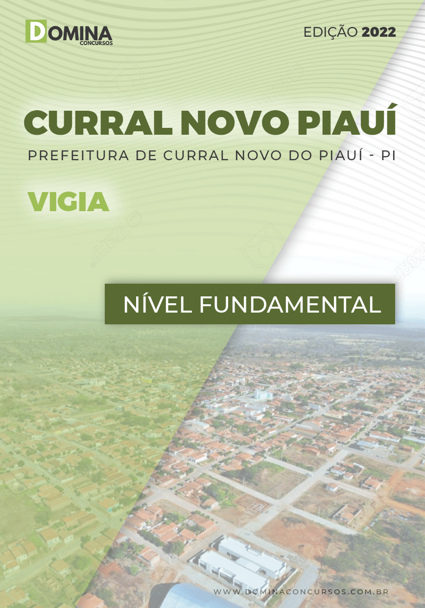 Apostila Concurso Pref Curral Novo Piauí PI 2022 Vigia
