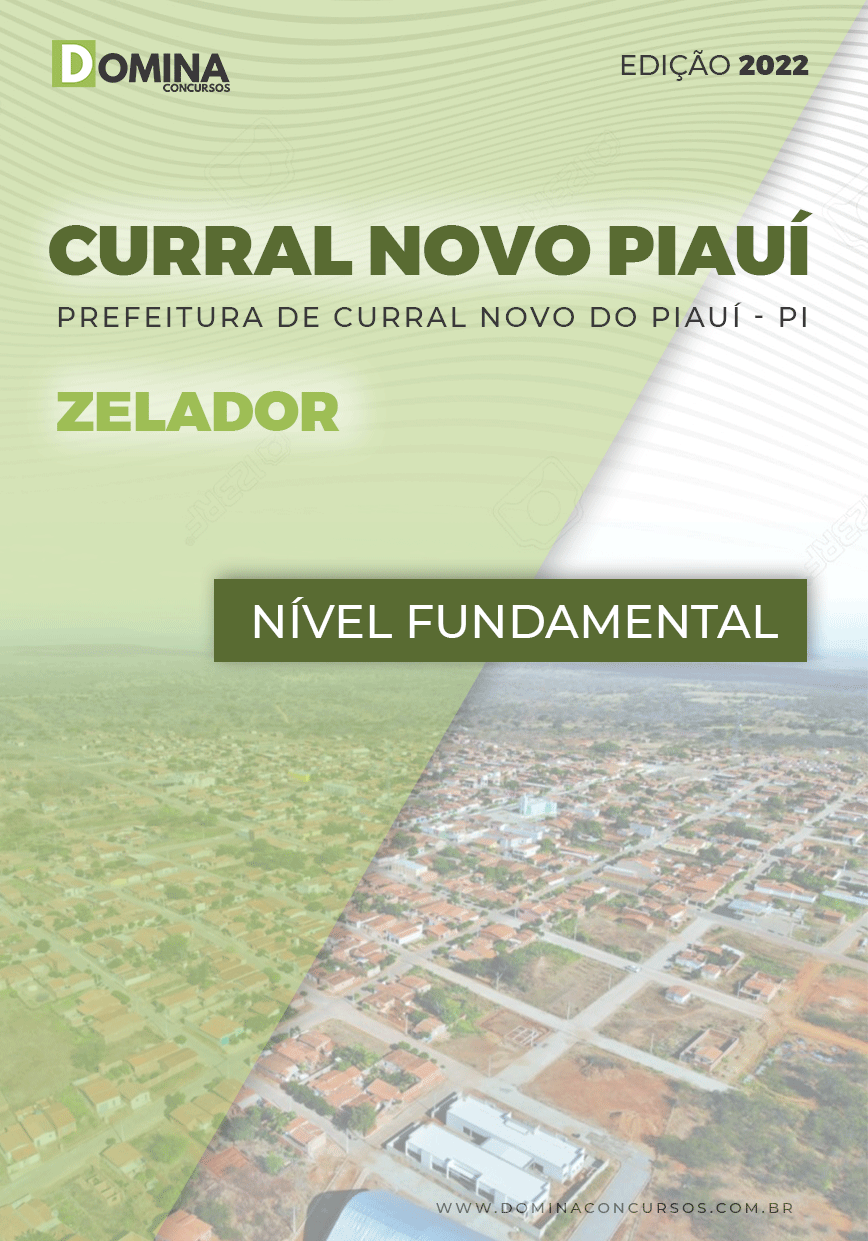 Apostila Concurso Pref Curral Novo Piauí PI 2022 Zelador