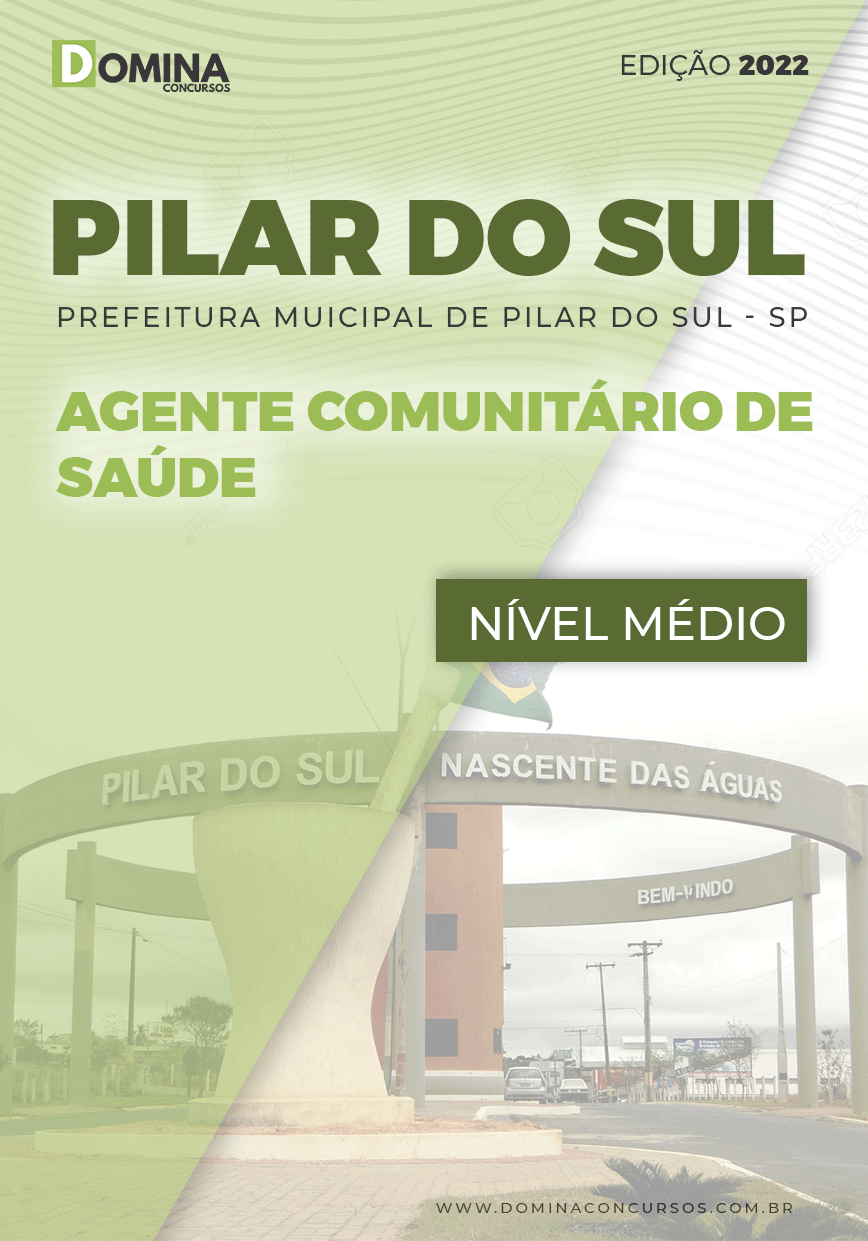 Apostila Pref Pilar Sul SP 2022 Agente Comunitário Saúde