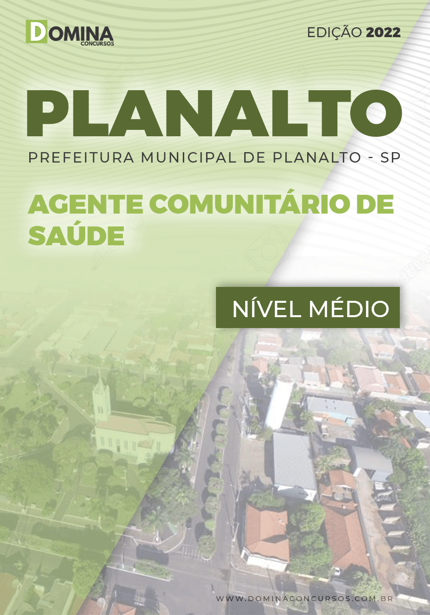 Apostila Pref Planalto SP 2022 Agente Comunitário Saúde