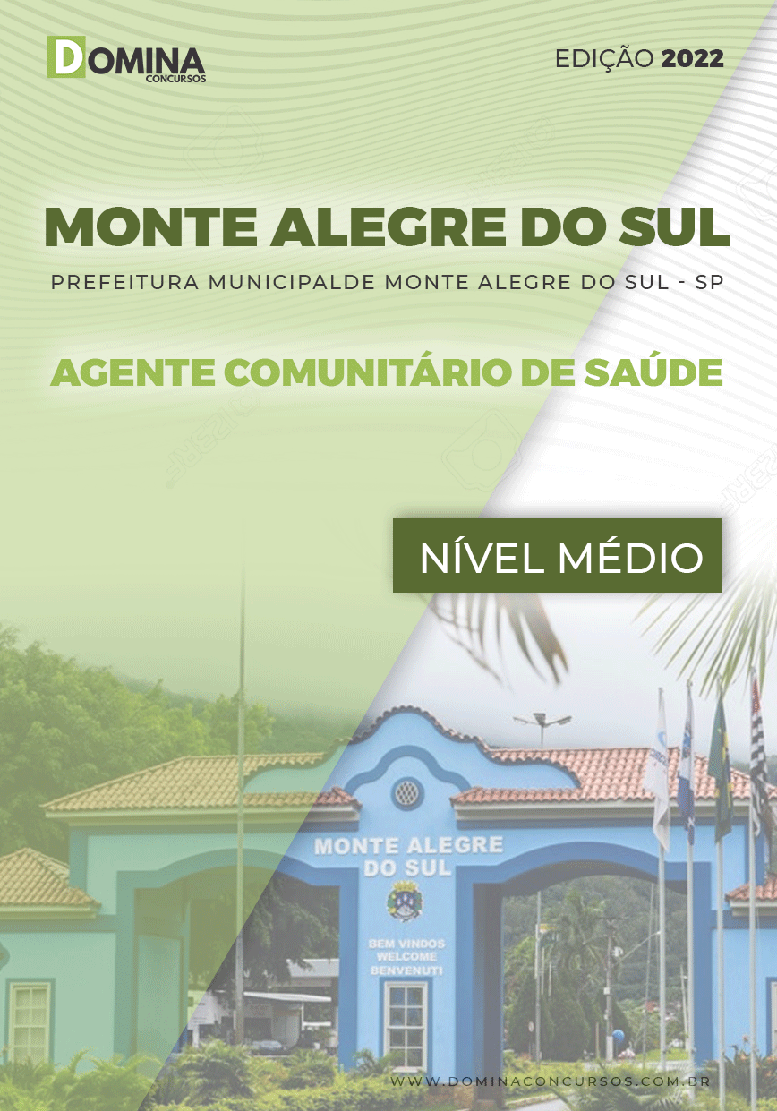 Apostila Pref Monte Alegre Sul SP 2022 Agente Comunitário Saúde