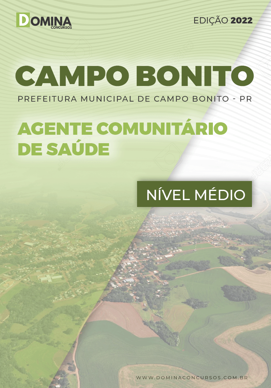 Apostila Pref Campo Bonito PR 2022 Agente Comunitário Saúde