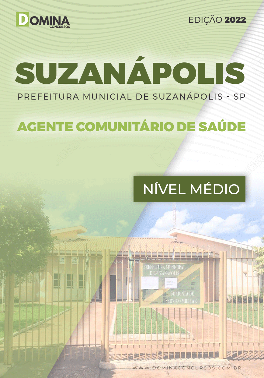 Apostila Pref Suzanápolis SP 2022 Agente Comunitário Saúde