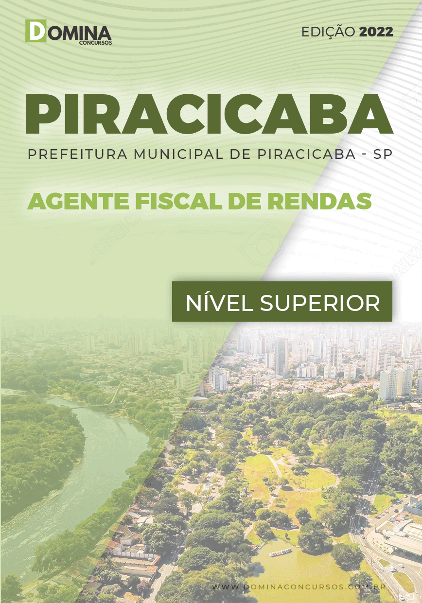 Apostila Pref Piracicaba SP 2022 Agente Fiscal Renda
