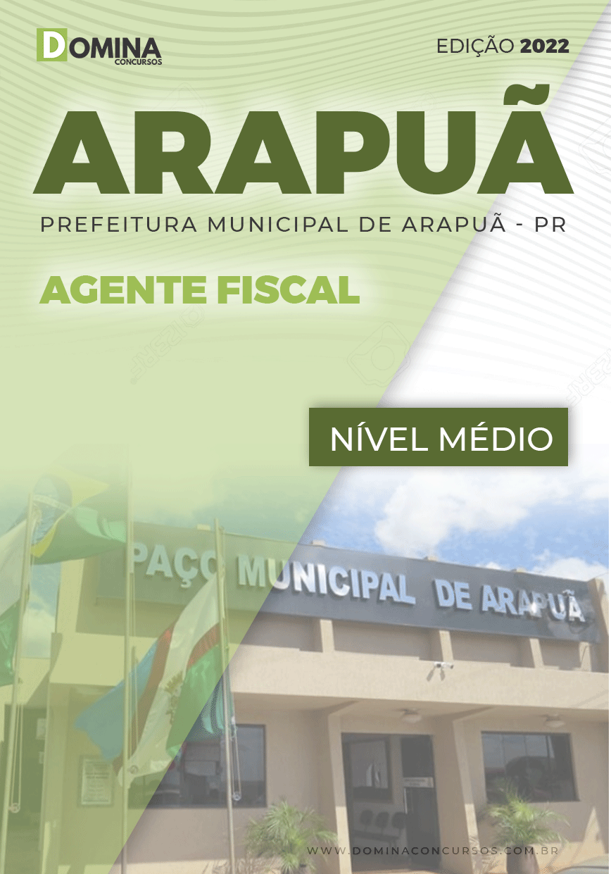 Apostila Digital Concurso Pref Arapuã PR 2022 Agente Fiscal