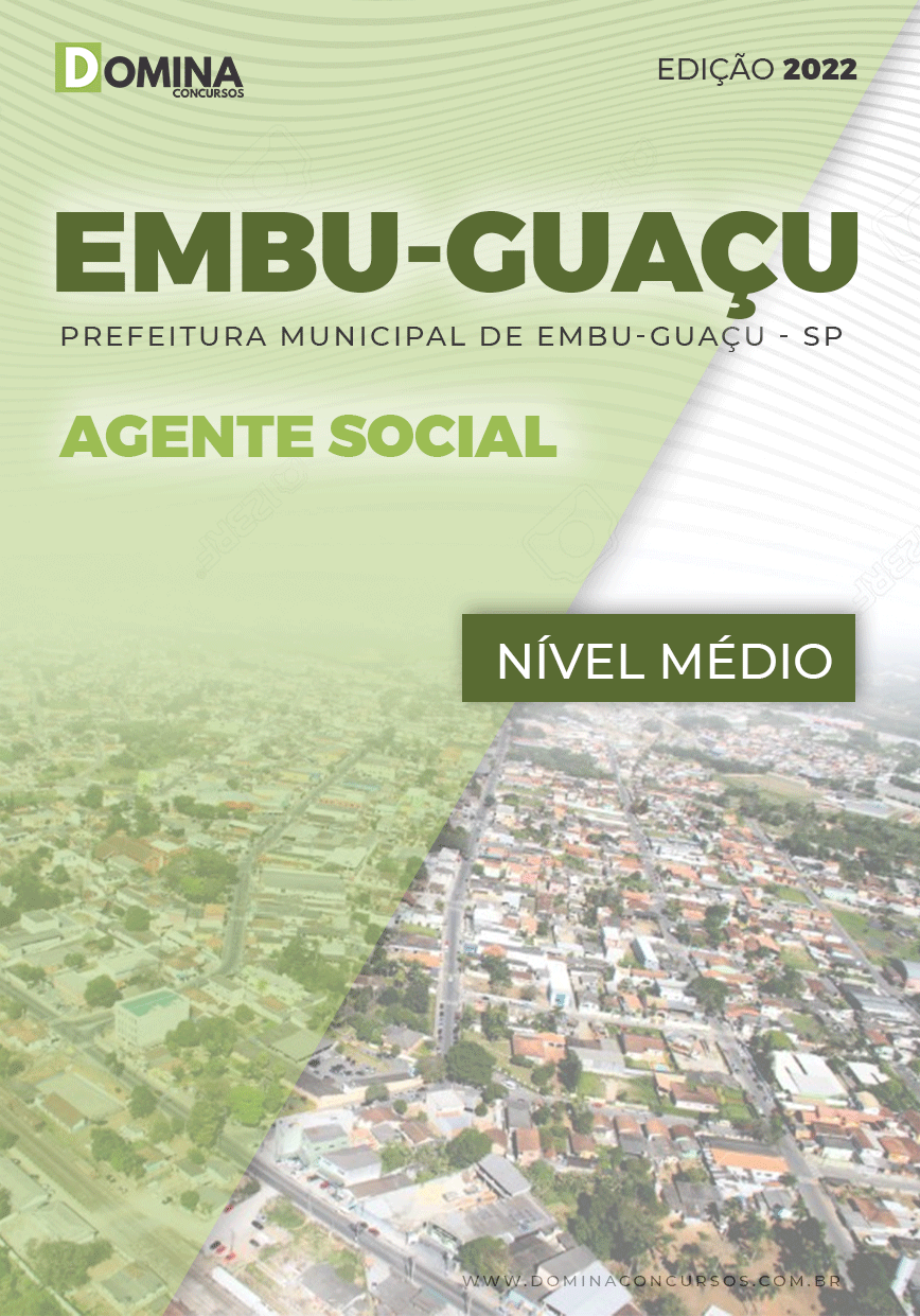 Apostila Digital Pref Embu Guaçu SP 2022 Agente Social