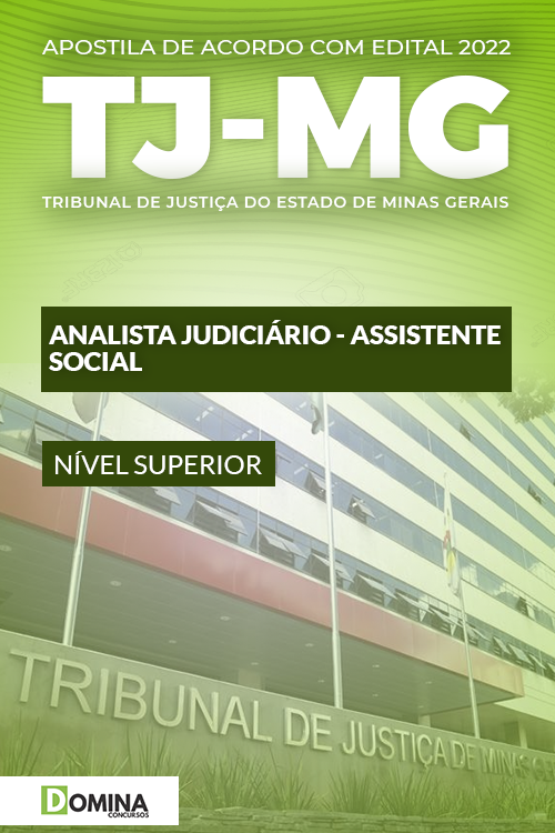 Apostila TJ MG 2022 Analista Judiciário Assistente Social