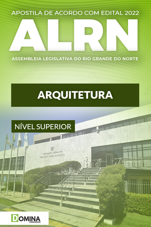 Apostila Digital ALRN 2022 Analista Legislativo Arquitetura