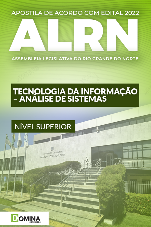 Apostila ALRN 2022 Analista Legislativo Tecnologia Informação