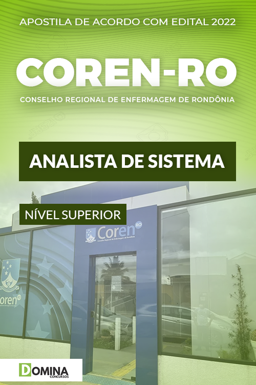 Apostila Concurso COREN RO 2022 Analista Sistema
