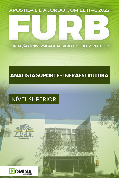 Apostila FURB SC 2022 Analista Suporte Infraestrutura