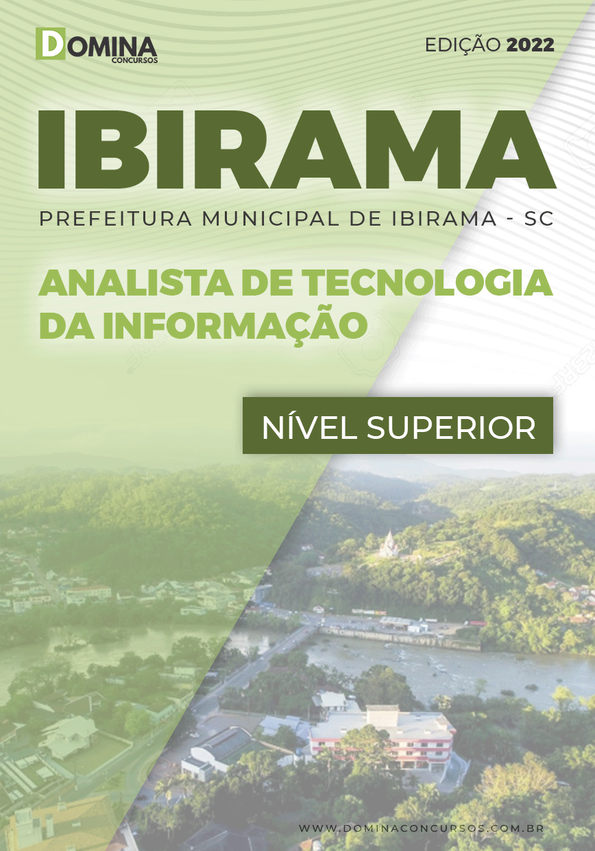 Apostila Pref Ibirama SC 2022 Analista Tecnologia Informação