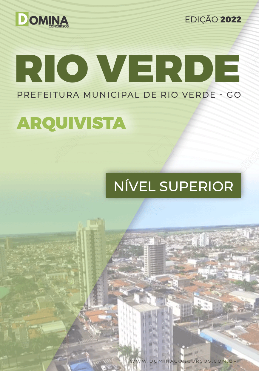 Apostila Concurso Pref Rio Verde GO 2022 Arquivista