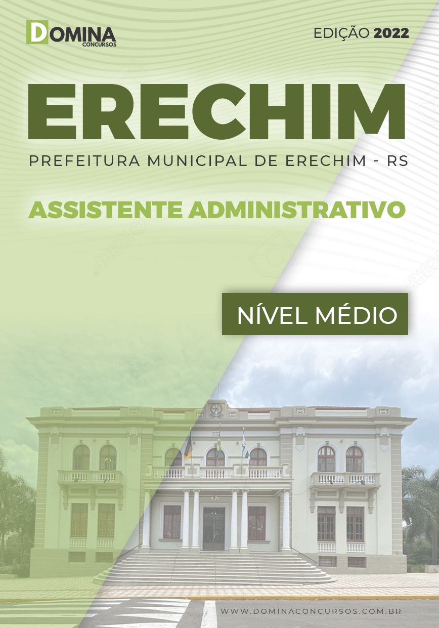 Apostila Pref Erechim RS 2022 Assistente Administrativo