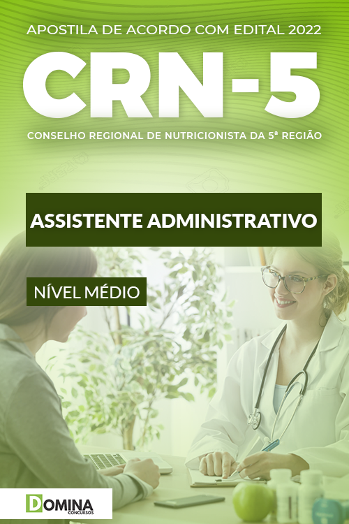 Apostila Digital CRN 5 2022 Assistente Administrativo