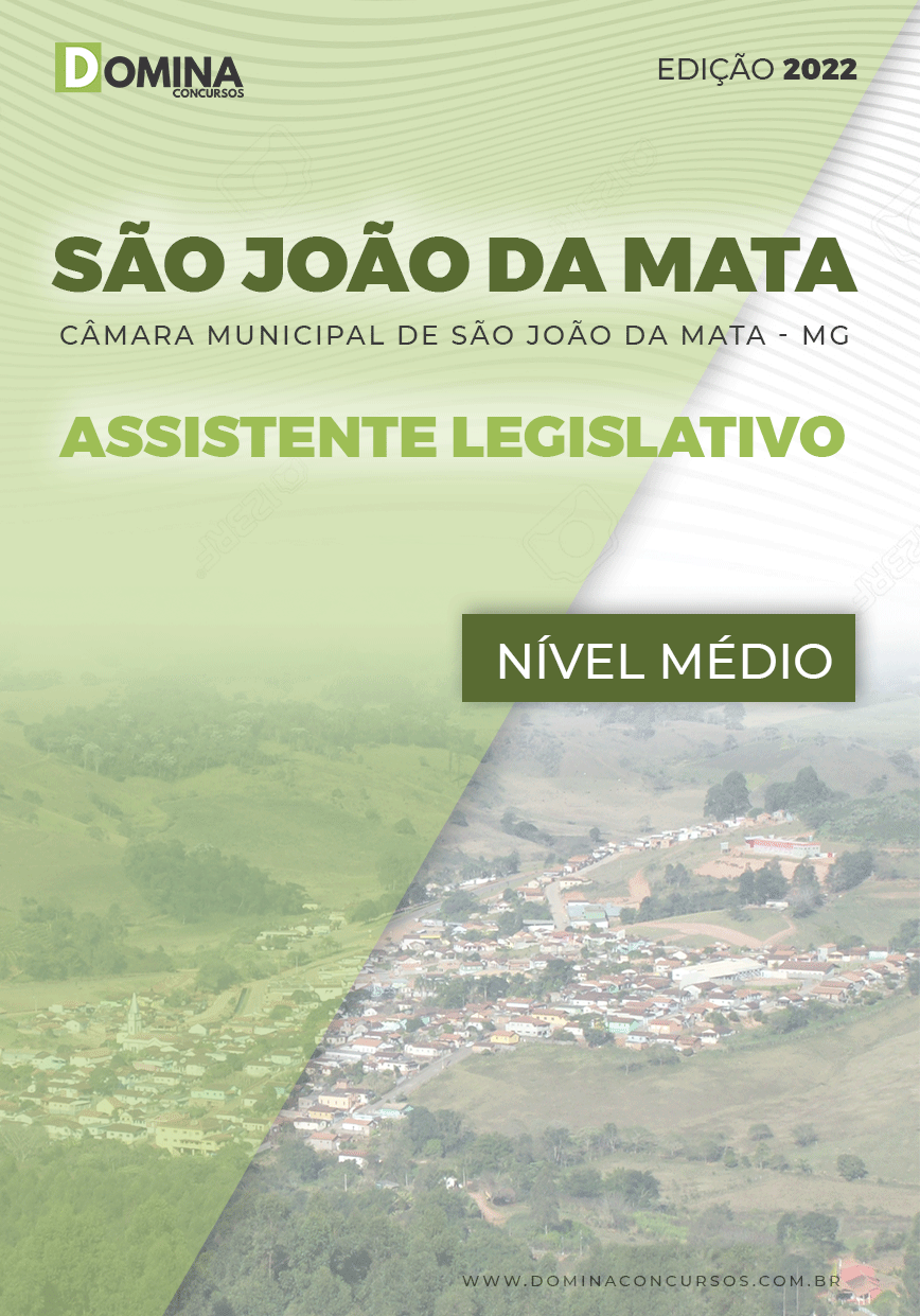 Apostila Câmara São João Mata MG 2022 Assistente Legislativo