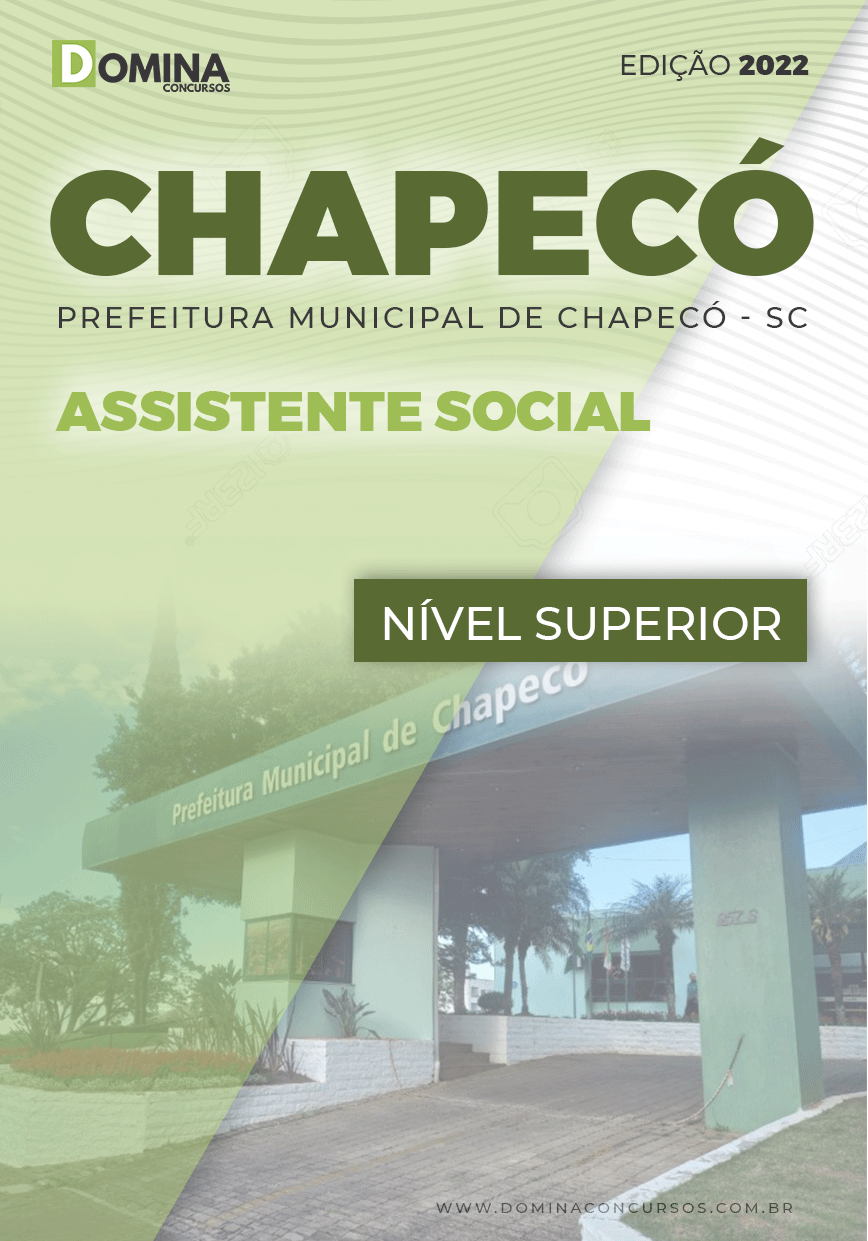 Apostila Concurso Pref Chapecó SC 2022 Assistente Social