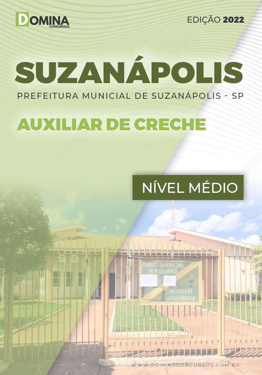 Apostila Digital Pref Suzanápolis SP 2022 Auxiliar Creche