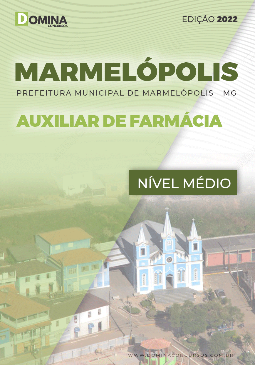 Apostila Pref Marmelópolis MG 2022 Auxiliar Farmácia
