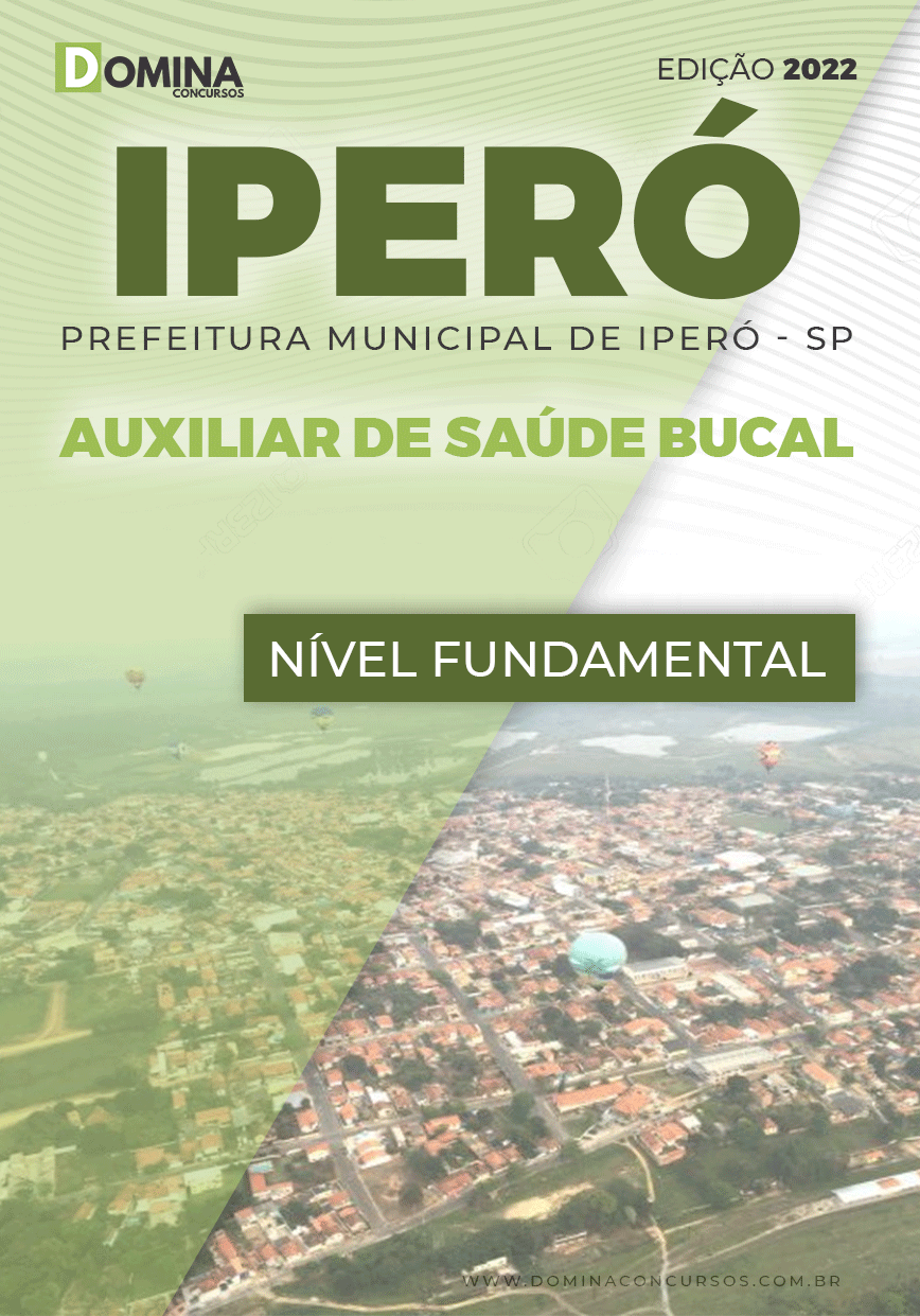 Apostila Digital Pref Iperó SP 2022 Auxiliar Saúde Bucal