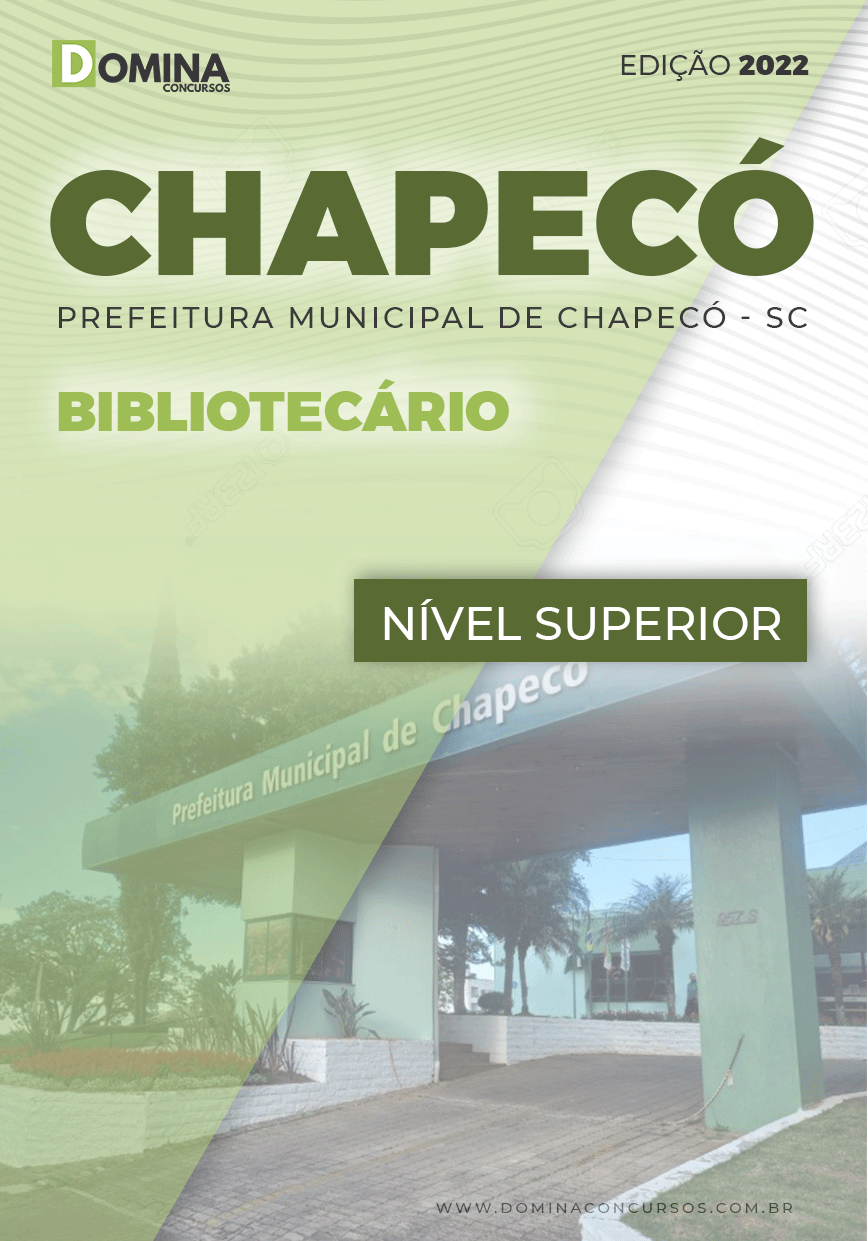 Apostila Concurso Pref Chapecó SC 2022 Bibliotecário