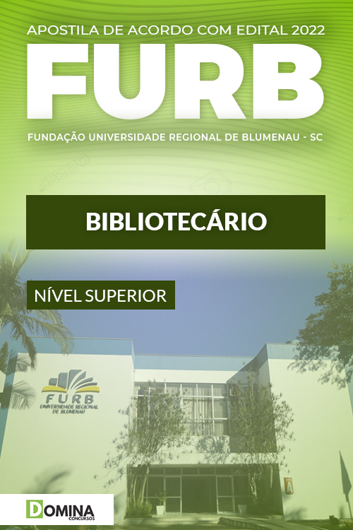 Apostila Digital Concurso FURB SC 2022 Bibliotecário