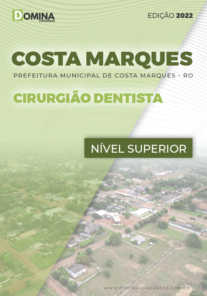 Apostila Pref Costa Marques RO 2022 Cirurgião Dentista