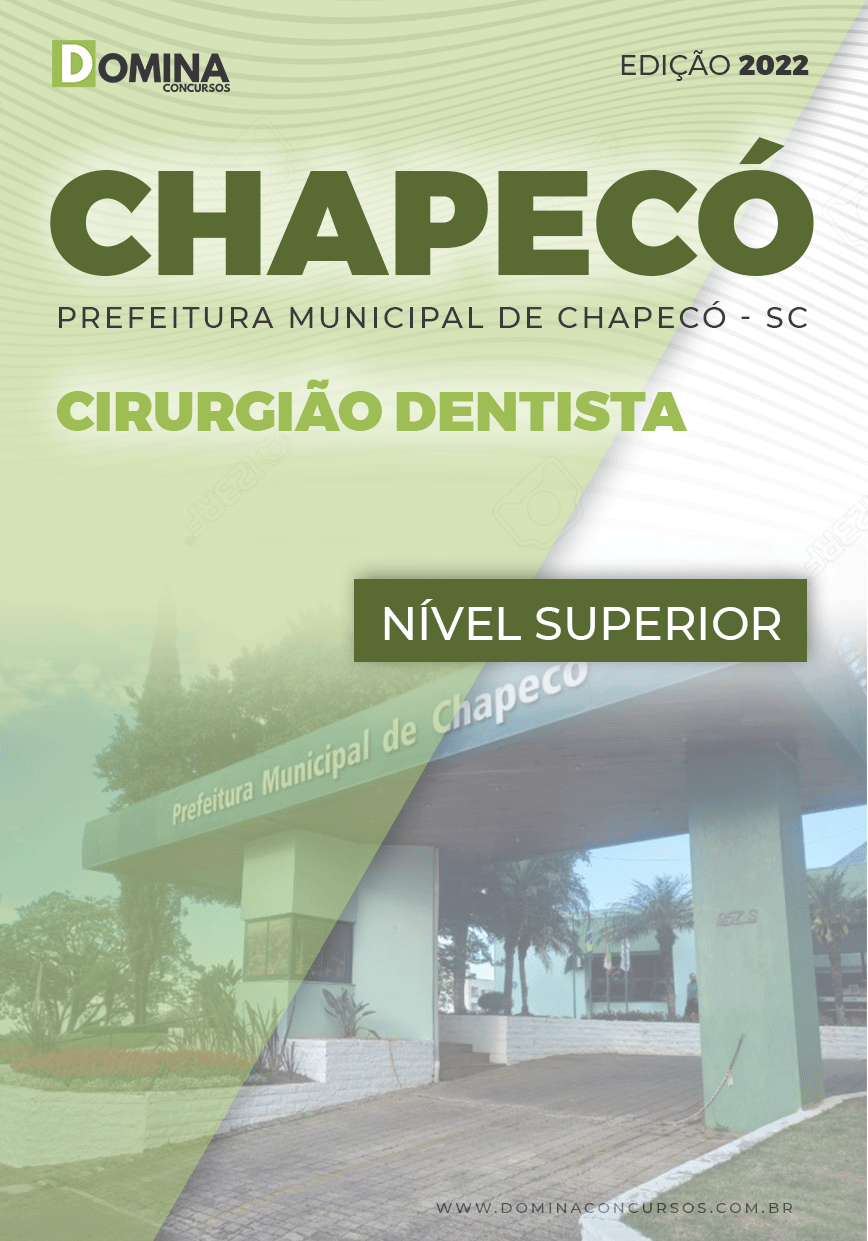 Apostila Concurso Pref Chapecó SC 2022 Cirurgião Dentista