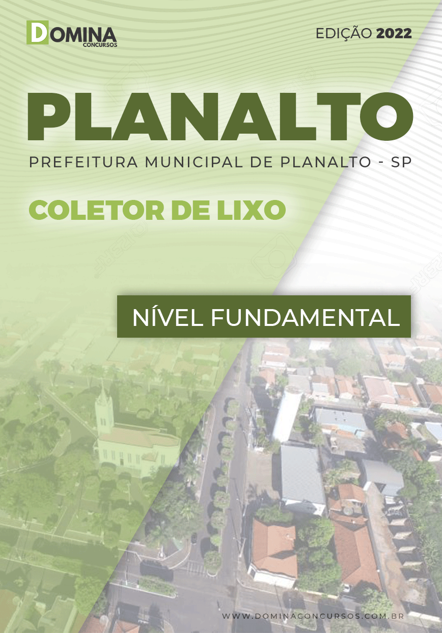 Apostila Concurso Pref Planalto SP 2022 Coletor Lixo