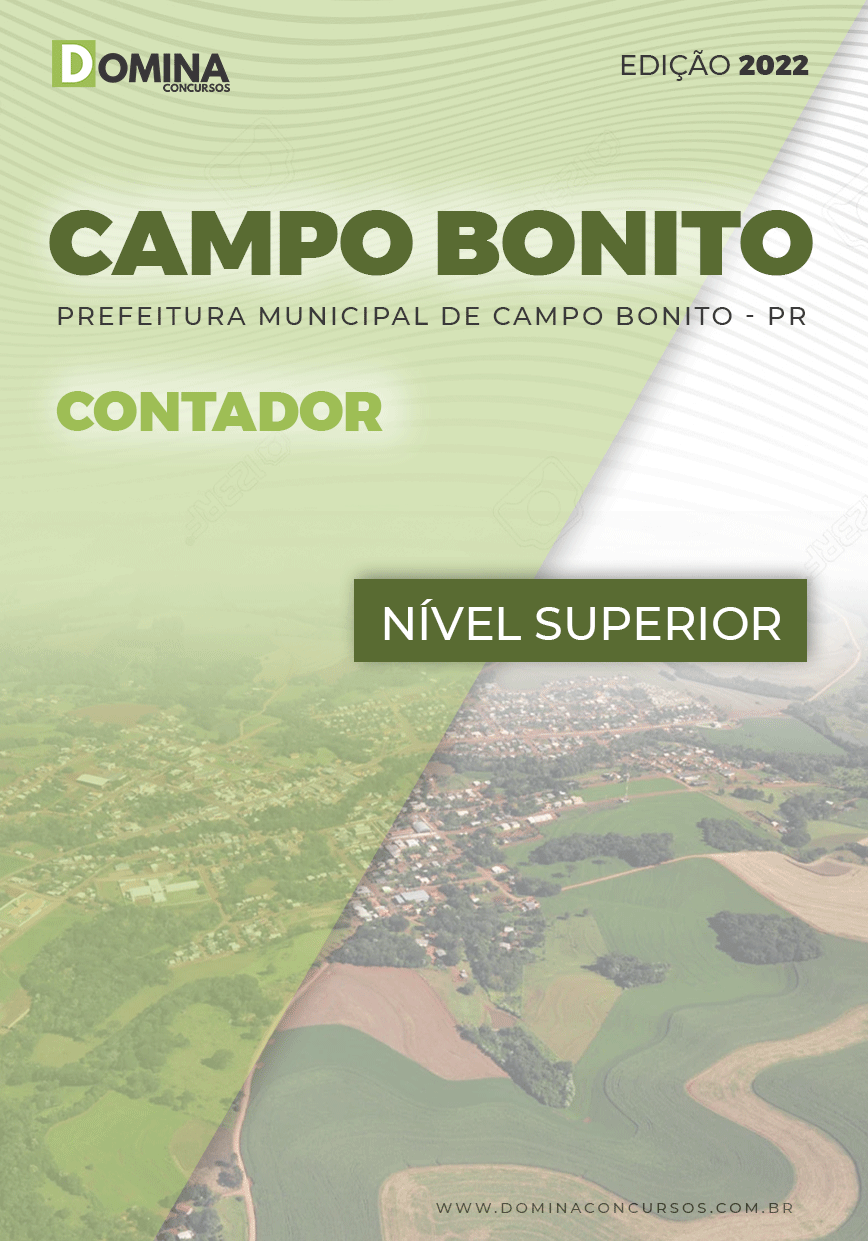 Apostila Digital Pref Campo Bonito PR 2022 Contador