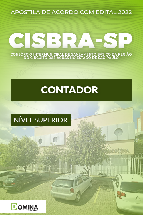 Apostila Digital Concurso CISBRA SP 2022 Contador
