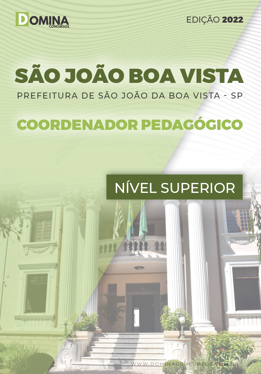 Apostila Pref São João Boa Vista 2002 Coordenador Pedagógico